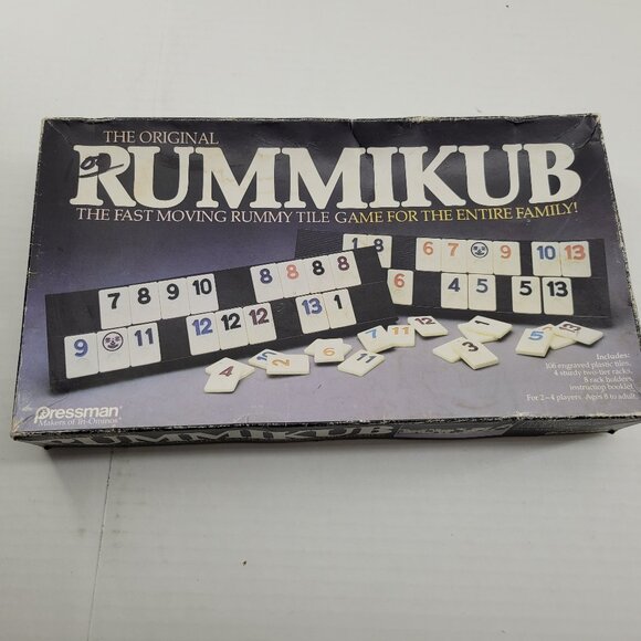 Rummikub Original Game Vintage 1980 Rummy Tile Pressman No 400 Complete w Rules - Picture 2 of 9